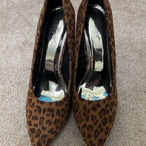 Leopard Print Heels